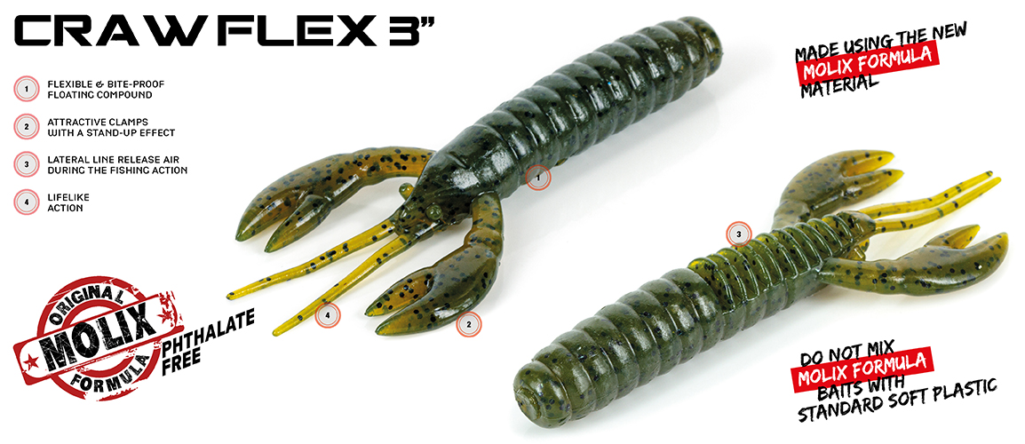 Molix Craw Flex 3 Inch